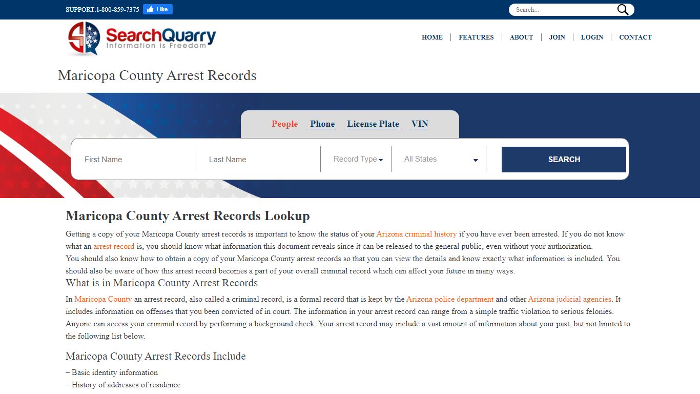 Free Maricopa County Arrest Records | Enter a Name to View Arrest Records
